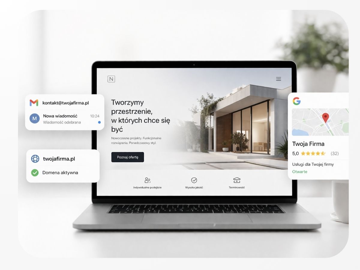 Pakiet na start firmy w internecie