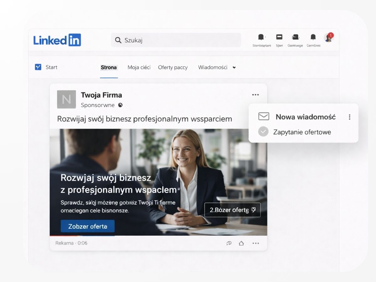 Reklamy LinkedIn – trafiaj bezpośrednio do osób decyzyjnych